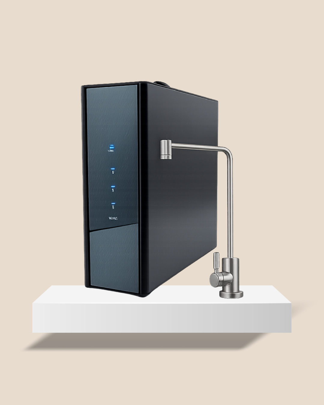 Sistema Osmosis Inversa Hidrionix 5 Etapas Compacto (Con Indicador digital) Purificador  de Osmosis Inversa Inteligente 600/GPD