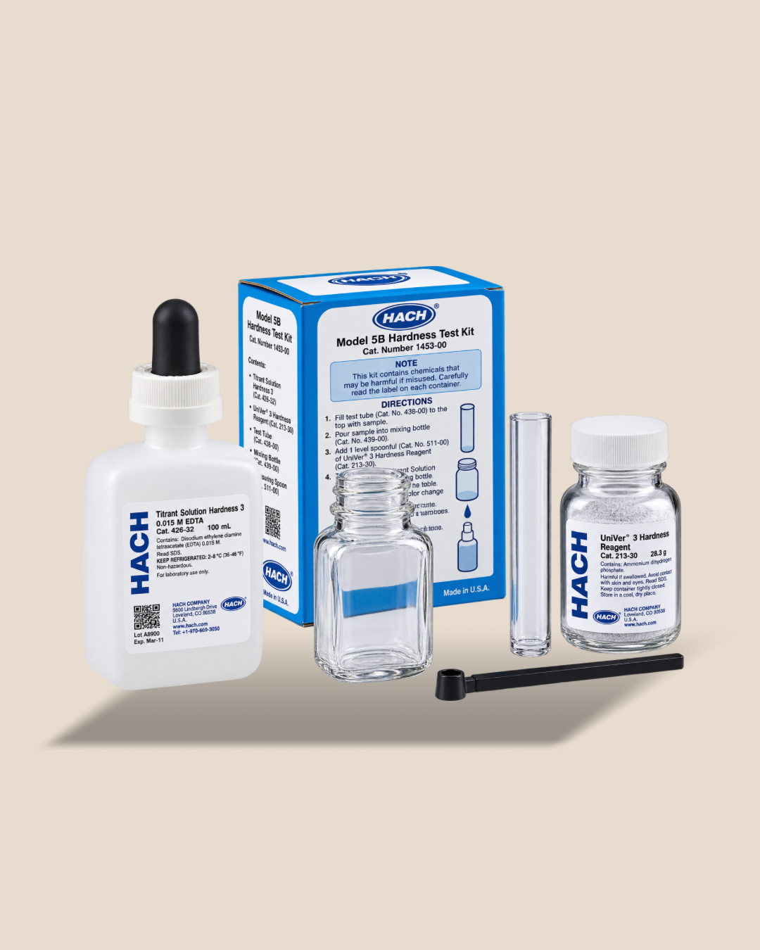 Kit Probador de Dureza 5-B –Hach Test Kit