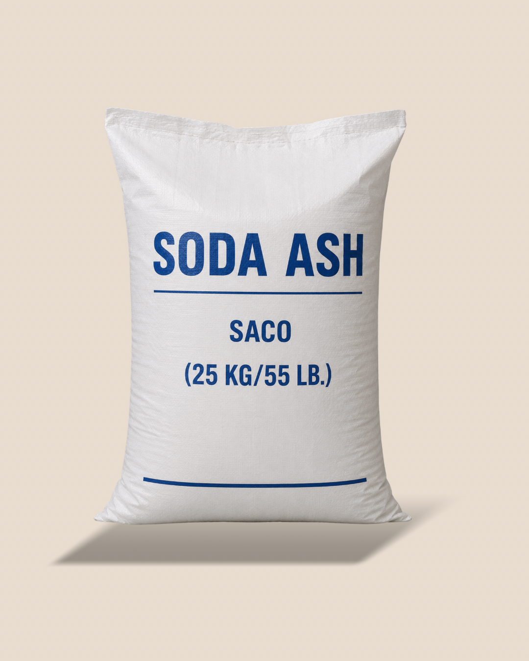 SODA ASH SACO (25 KG/55 LB.)