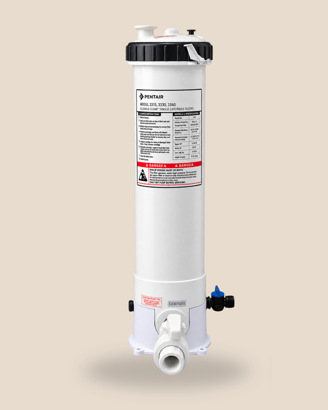 Filtro Pentair Clean & Clear® – Modelos 3315, 3330 y 3340
